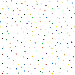 White/Multi - Mini Dots